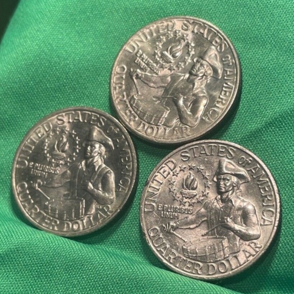 1976 Washington 3 Clad Quarters Grading Choice circulated - Picture 5 of 5